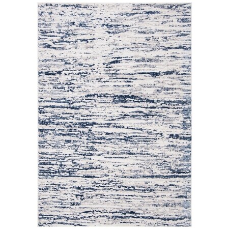 Safavieh 2 ft. 2 in. x 6 ft. Amelia Rectangle Power Loomed Area RugGrey & Navy ALA768B-26